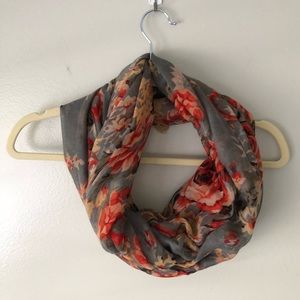 Floral Infinity Scarf